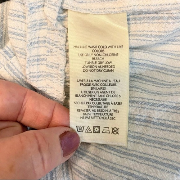 NWT $128 Free People Desert Days Sleeveless Striped Minidress Size L - Picture 14 of 14